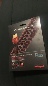 Pack Of 3 Cinnamon HDMI Audio Quest Cords, 1 New In Box, 2 Used Condition - Picture 1 of 3