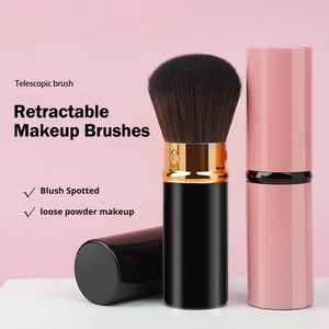 Professional Makeup Brushes Retractable Blusher Powder Face Foundation D8Y4 - Picture 1 of 14