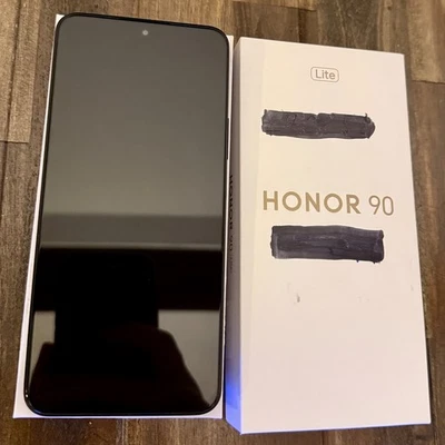 Honor 90 Lite Dual-SIM Smartphone 256GB Schwarz Midnight Black - Sehr Gut - Bild 1 von 4