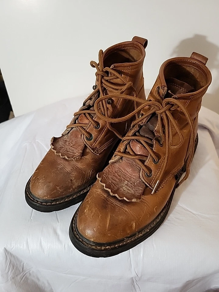 Ariat Kiltie 31080 Lace Up Western Style Work Boots in Women's Size 7 B - Image 1 of 4