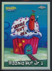 2025 Topps Chrome Sponge Bob Squarepants Weenie Hut Jr's #49  Refractor - Picture 1 of 2