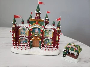 Hawthorne Village Santa’s Workshop Fun House Navidad Carnaval 2004 (91339) Difícil de encontrar - Imagen 1 de 10