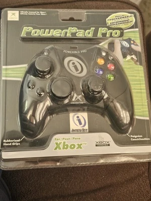 Powerpad Pro Color Controller For Original Xbox Black Brand New - Image 1 of 3