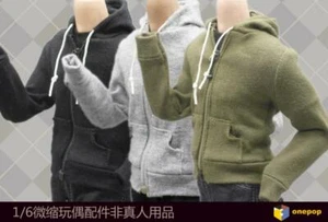 Kinds of 3 1/6 Scale Trendy Slim Casual Hoodie Coat Clothes For 12" male Dolls