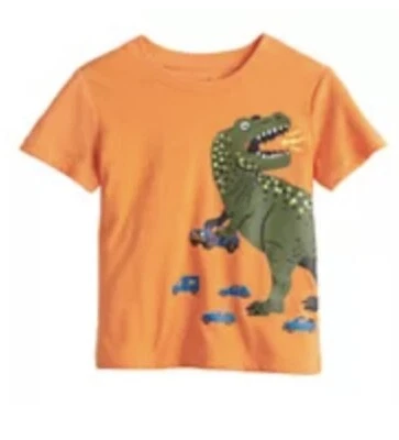 Jumping Beans Toddler Boy Dinosaur Short Sleeve Graphic Tee size 18 Months - Image 1 of 3