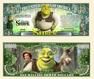 OUR SHREK MILLION DOLLAR BILL (25 Bills) - Picture 1 of 1