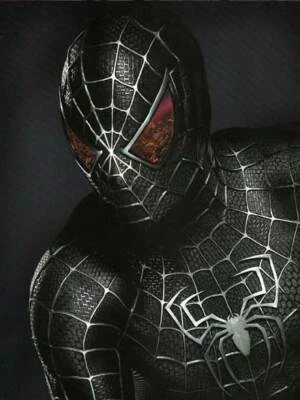 The Amazing Spider-Man 3 Black Venom Spider-Man Tights Cosplay Costume Suit  - Image 1 of 4