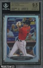 2013 Bowman Chrome Refractor #40 Christian Yelich Marlins RC Rookie BGS 9.5