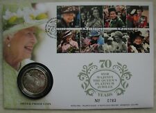 Great Britain UK £5 2022 Queen II Platinum Jubilee Silver Proof Coin Cover