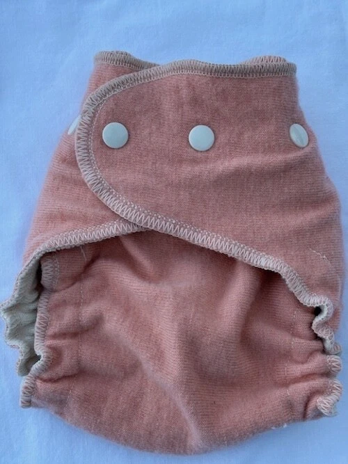 Jersey Loveybums mediano de lana orgánica de calabaza. Tamaño 9-22 libras Foto 1 de 3