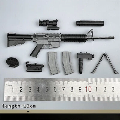 1Set 1:6 Scale Gun Rifle Weapon Model Soldier Warrior 12" Male Action Figure - Image 1 of 4