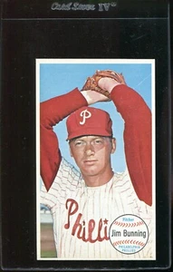 1964 Topps Giants Béisbol #10 Jim Bunning (Nuevo+) Casi Como Nuevo Plus - Imagen 1 de 2