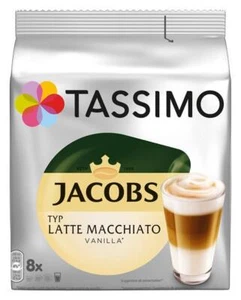 Tassimo Jacobs Latte Macchiato Vanilla 8 Portionen (24,58 EUR/kg) - Bild 1 von 2