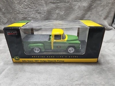 Camioneta pickup John Deere Dodge Stepside 1957 diecast modelo 1:25 SpecCast 28522 Foto 1 de 4