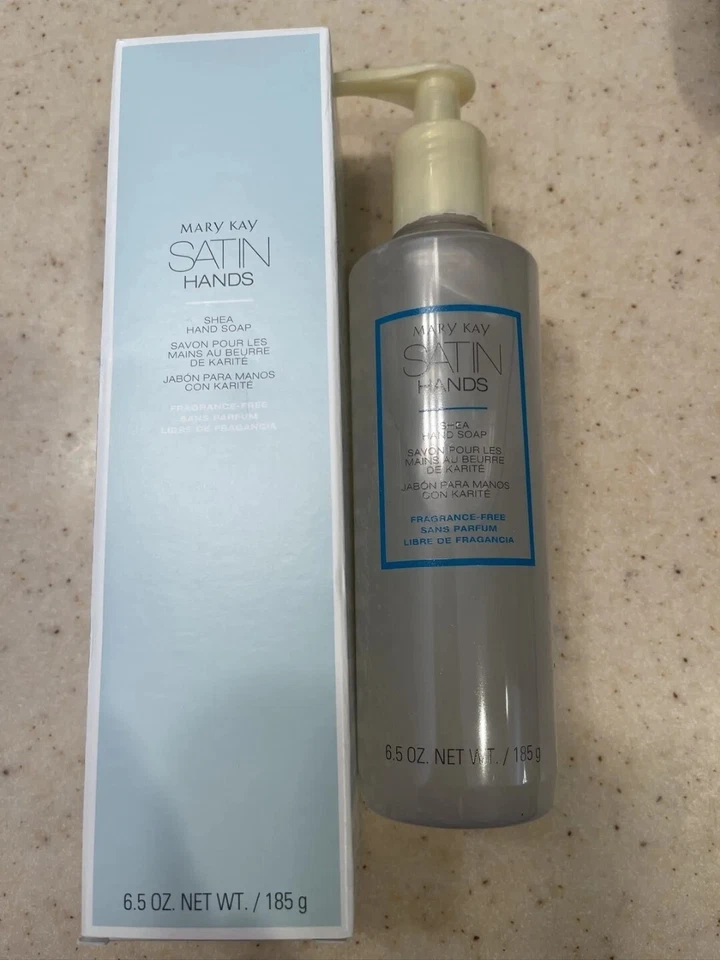 Mary Kay атласное мыло для рук ши без запаха полный размер 6,5 унц - Изображение 1 из 1