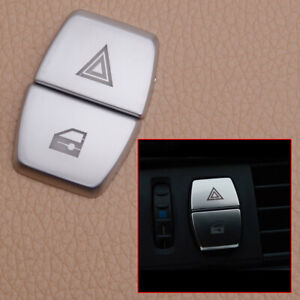 Hazard Warning Door Central Lock Button Cover Trim fit for BMW 5 F10 F07 2011-17