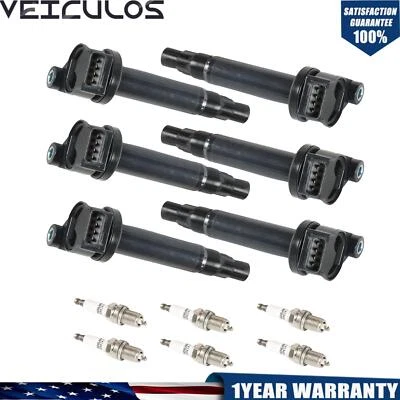 6pcs Ignition Coils UF506 & Iridium Spark Plug for 2005-2006 Toyota Camry 2756 - Imagem 1 de 4