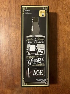Whiskey Graphic Socks Adult Unisex Brand New In Box 3 Pack - Picture 1 of 3