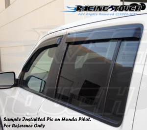 Out-Channel Window Visors Rain Guard 4pcs Deflector Hummer H3 H3T 06 07 08 09 10 - Picture 1 of 6