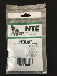 NTE497 - Heat Sink for TO220 Type Package - Picture 1 of 1