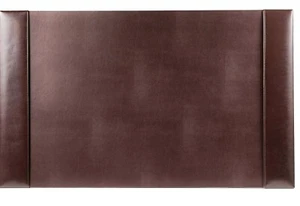 Dacasso Bonded Pad, Side Rails Leather Desk Blotter for Writing, 30 x 18 - Picture 1 of 1