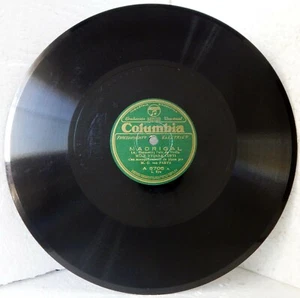 YVONNE CURTI 1929 Columbia A 8705 Madrigal / Monti's Cardas VIOLÍN 78 RPM - Imagen 1 de 2