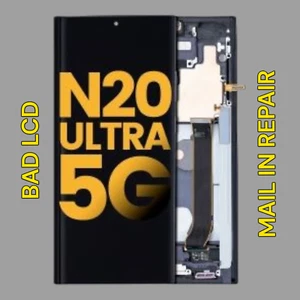 Samsung Note 20 Ultra Cracked Screen Replacement Mail in Service Fast Service - Picture 1 of 1