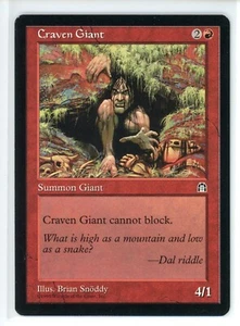 CRAVEN GIANT Stronghold #78 STH(LP)(MTG) - Picture 1 of 1