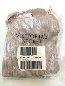 Juego de pijama corto VICTORIA SECRET Plisado lámina satinada brillo PJ parte superior inferior Camisa L - Imagen 1 de 2
