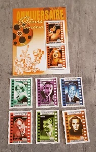 CAMBODIA- 2001- CELEBRITIES- MARLENE DIETRICH-MARILYN MONROE   BLOCK &SET MNH - Picture 1 of 1
