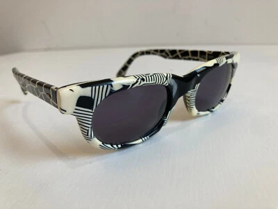 rare alain mikli 1980's geometric pattern sunglasses - Image 1 of 4