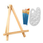 Kids Mini Tripod Easel Set with 13 Painting Tools