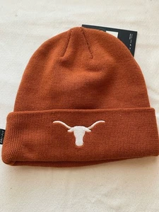 Nike Texas Longhorns Dri-FIT Swoosh Knit Hat Beanie Orange Youth Sideline - Picture 1 of 6