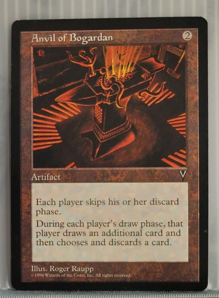 Mtg ANVIL OF BOGARDAN NM Visions Reserve List -Argo- - Image 1 of 2