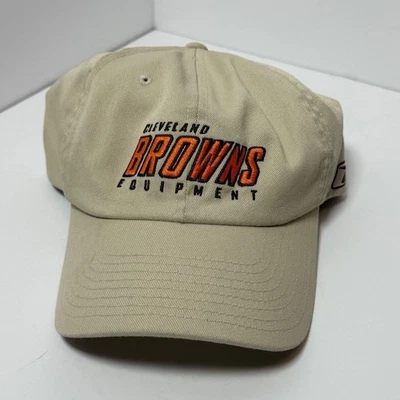 Gorra Cleveland Browns Reebok Flexfit para hombre talla única bronceada equipo de la NFL de colección Foto 1 de 4
