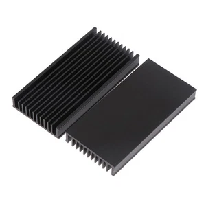 1Pc Aluminum Heatsink Cooler 50*100*12.7mm LED IC Fan Power Amplifier Radiator - Afbeelding 1 van 7
