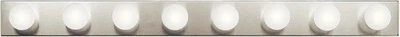 Kichler Lighting 628NI 8 luces accesorio de baño tocador de 8 luces en níquel cepillado Foto 1 de 4