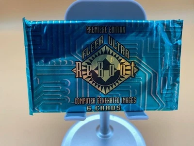 Paquete de 6 tarjetas coleccionables Fleer Ultra Reboot Premiere Edition con imagen generada por computadora Foto 1 de 2