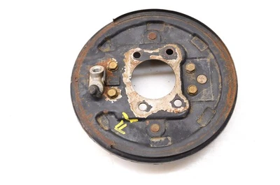 86 Kawasaki Bayou 300 2x4 Front Left Brake Drum Plate KLF300 - Image 1 of 3