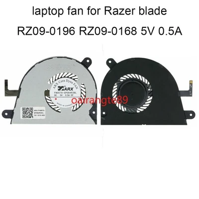 For Razer Blade Stealth RZ09-0196 RZ09-0168 CPU Cooling Fans FN0570 SP084R3DL - Image 1 of 4