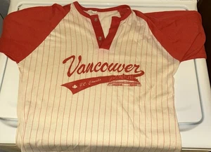 Vintage VANCOUVER Baseball Shirt BC, CANADA Herren M 50/50 JMD CORP. 1980’s - Bild 1 von 6