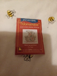 Penelope - Momentos- Mini Cross Stitch Kit - Jug And Bowl - Picture 1 of 2