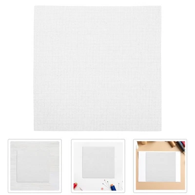  Lot de 10 carrés de tissu pour point de croix 11CT - 11CT, en coton quadrillé, - Photo 1/4