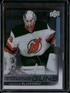 2018-19 Upper Deck #210 Mackenzie Blackwood Clear Cut Young Guns - Imagen 1 de 2