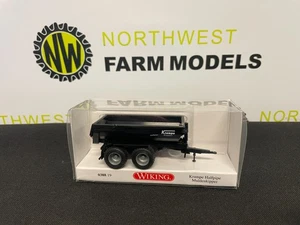 WIKING 038819 1:87 SCALE KRAMPE HALFPIPE DUMP TRAILER (BLACK) - Picture 1 of 2