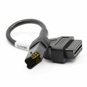 Motorcycle Cable For DUCATI 4pin OBD2 Scanner Cable Connector Adapter Fit Ducati - Picture 1 of 10