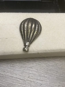 Pin de solapa vintage con globo de aire caliente de peltre - Imagen 1 de 9