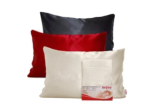 beties Satin Kissenbezug Glanz 40x60 cm Glanzsatin Kissenhülle anschmiegsam edel