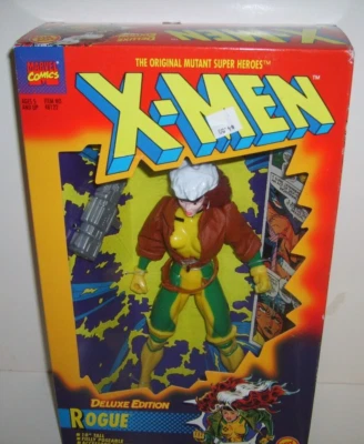 2 ВИНТАЖНЫЙ MARVEL TOYBIZ DELUXE 10» ФИГУРКА X МУЖЧИН КЛАССИЧЕСКИЙ ЗВЕРЬ И ROGUE ОБА НОВЫЙ - Изображение 1 из 4