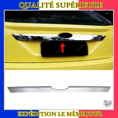 Chromé Garniture de Coffre Arrière INOXY pour FORD FOCUS II HB 2008 à 2010 - Imagen 1 de 4